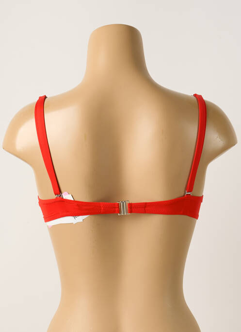 Sutien de costum de baie elasticitate top sutien modelat roșu ANTIGEL femme