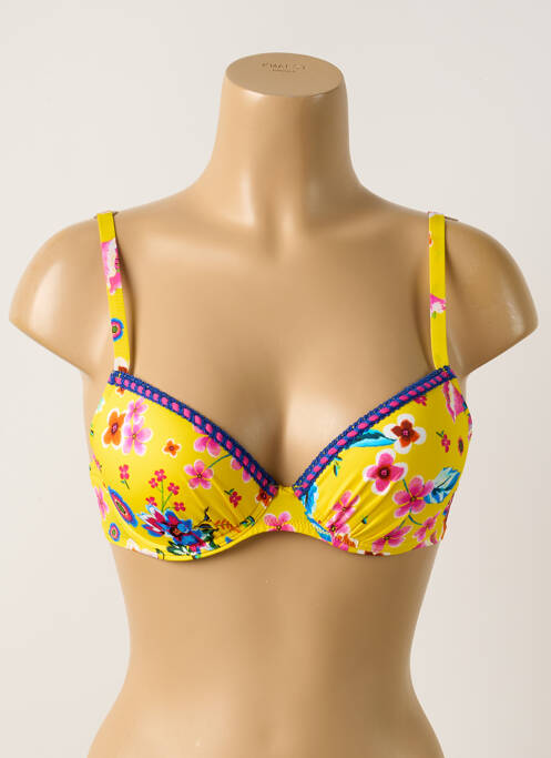 Sutien de costum de baie galben ANTIGEL femeie