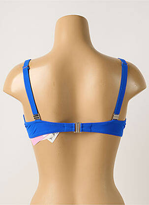 Sutien de costum de baie elasticitate top sutien modelat albastru ANTIGEL femeie