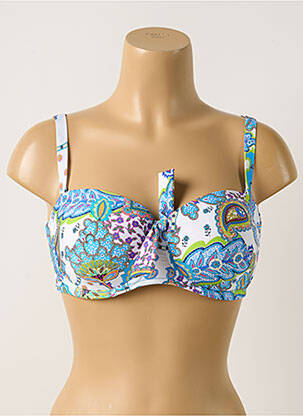 Sutien de costum de baie albastru ANTIGEL femeie