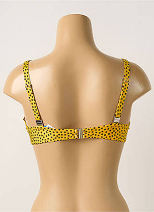Sutien de costum de baie elasticitate top sutien modelat galben ANTIGEL femeie