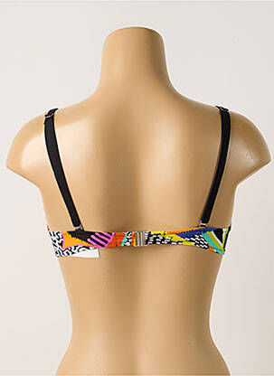 Sutien de costum de baie elasticitate top sutien modelat negru ANTIGEL femeie