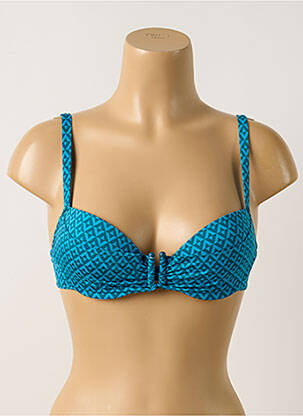 Sutien de costum de baie elasticitate top sutien modelat albastru SIMONE PERELE femeie