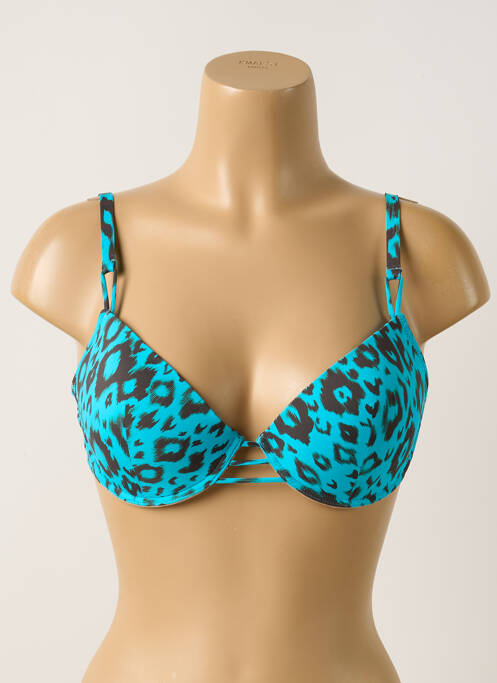 Sutien de costum de baie albastru ANTIGEL femeie
