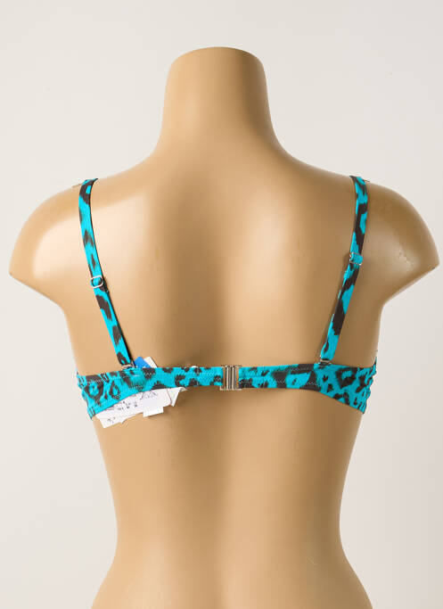 Sutien de costum de baie albastru ANTIGEL femeie