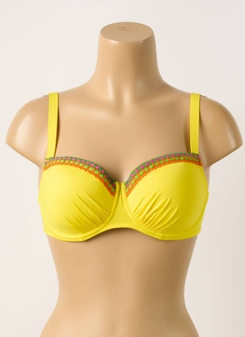 Sutien de costum de baie galben ANTIGEL femeie