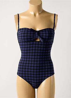 Costum de baie dintr-o singură piesă albastru SIMONE PERELE femeie