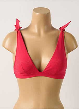 Sutien de costum de baie elasticitate top triunghiuri roz SIMONE PERELE femeie