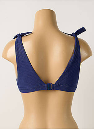 Sutien de costum de baie elasticitate top triunghiuri albastru SIMONE PERELE femeie