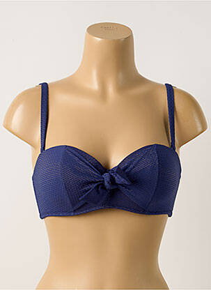 Sutien de costum de baie elasticitate top sutien push-up albastru SIMONE PERELE femeie