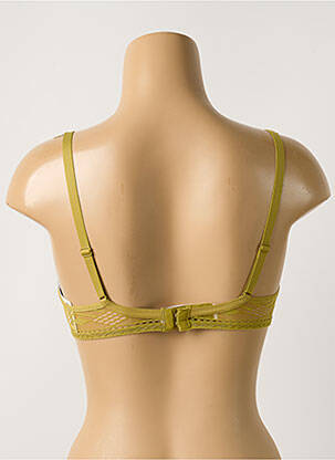 Sutien efect material satinat top sutien modelat verde PASSIONATA femeie