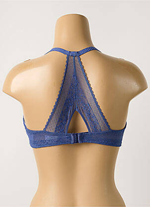 Sutien efect material satinat top sutien modelat albastru PASSIONATA femeie