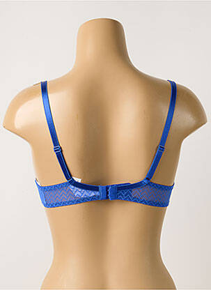 Sutien efect material satinat top sutien modelat albastru PASSIONATA femeie