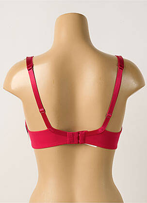 Sutien efect material satinat top sutien push-up roz AUBADE femeie