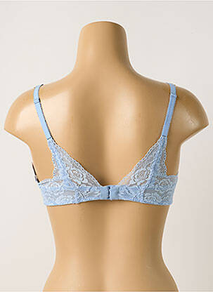 Sutien efect material satinat top sutien modelat albastru AUBADE femeie