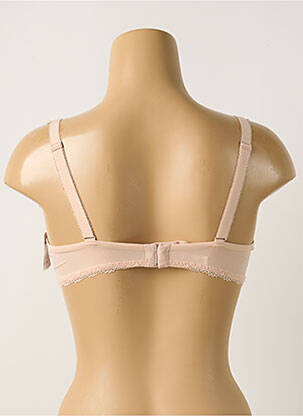 Sutien efect material satinat top sutien modelat culoare piersică AUBADE femeie