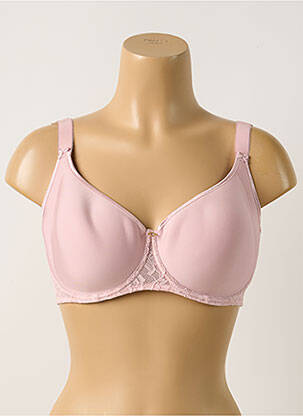Sutien efect material satinat top sutien modelat roz AUBADE femeie