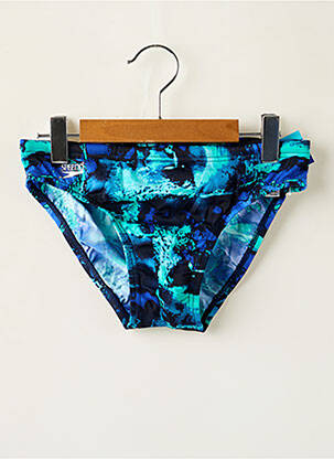 Slip de baie țesătură satinată albastru SPEEDO băiat