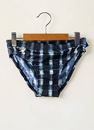 Slip de baie țesătură satinată albastru SPEEDO băiat