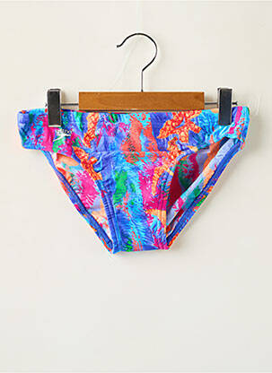 Slip de baie țesătură satinată albastru SPEEDO băiat