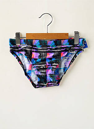 Slip de baie țesătură satinată negru SPEEDO băiat