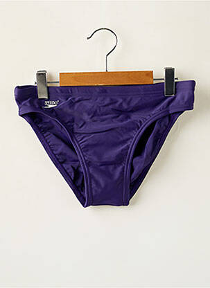 Slip de baie țesătură satinată albastru SPEEDO băiat