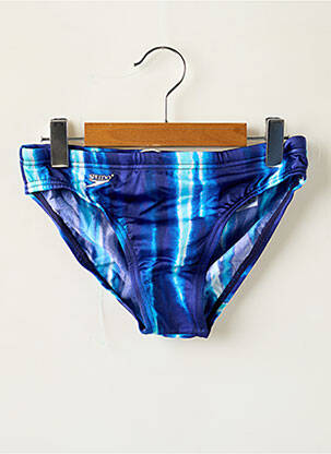 Slip de baie țesătură satinată albastru SPEEDO băiat