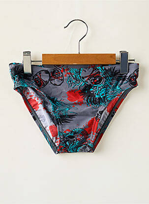 Slip de baie țesătură satinată gri SPEEDO băiat