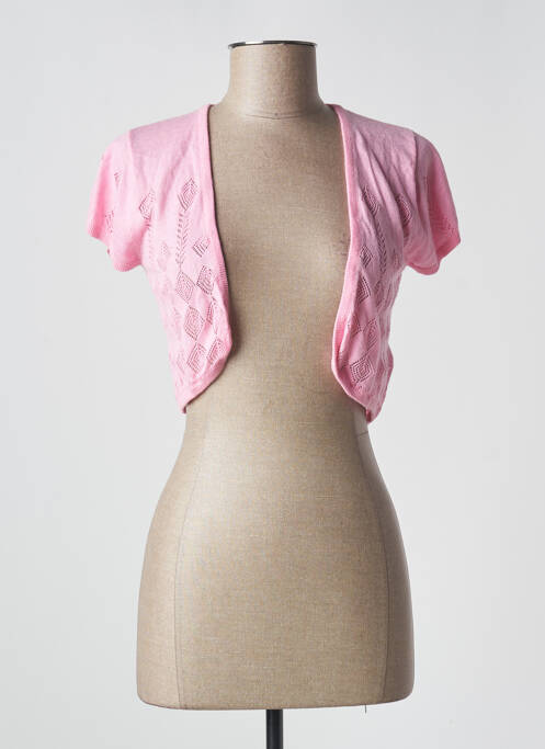 Vestă cu mâneci scurte roz ICHI femeie