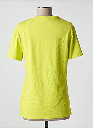 Tricou serigrafie mâneci scurte verde GUESS femeie