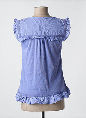 Top elasticitate mâneci scurte violet ICHI femeie