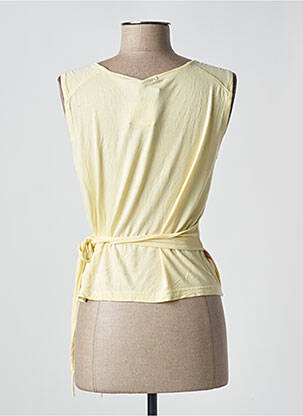 Cardigan petrecut elasticitate galben BE YOU K femeie