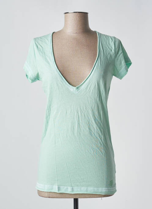 Tricou verde TEDDY SMITH femeie