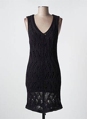 Rochie midi fără mâneci fără mâneci negru SALSA femeie
