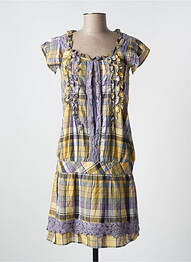 Rochie midi mâneci scurte mâneci scurte violet 2 TWO femeie