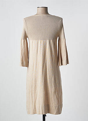 Rochie midi mâneci 3/4 mâneci 3/4 bej NOTSHY femeie