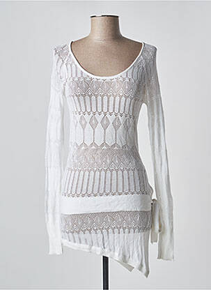 Tunică mâneci lungi alb 2 TWO femeie