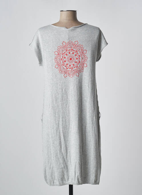 Rochie pulover gri LOVELY SUD femeie