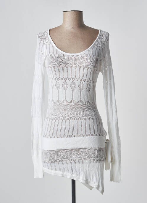 Tunică mâneci lungi alb 2 TWO femeie