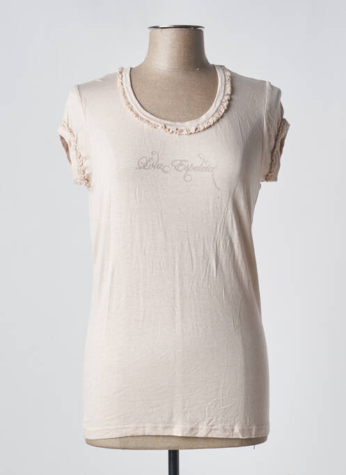 Tricou bej LOLA ESPELETA femeie