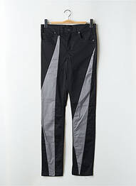 Pantalon slim țesătură poplin mărime normală negru CHEAP MONDAY femeie