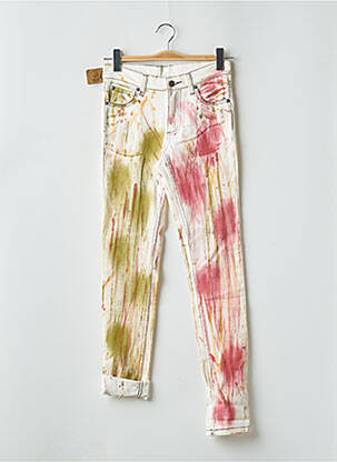 Blugi skinny alb CHEAP MONDAY femeie