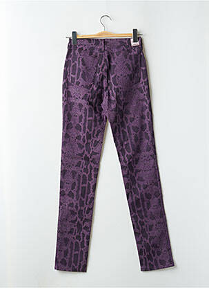 Pantalon slim talie înaltă talie înaltă violet CIMARRON femeie