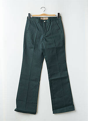 Pantalon chino închidere cu fermoar sub clapetă cu nasturi mărime normală verde FREEMAN T.PORTER femeie