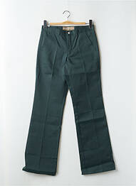 Pantalon chino închidere cu fermoar sub clapetă cu nasturi mărime normală verde FREEMAN T.PORTER femme