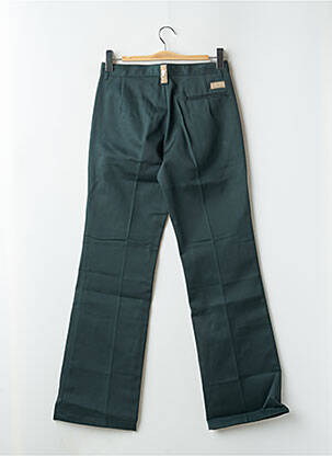 Pantalon chino închidere cu fermoar sub clapetă cu nasturi mărime normală verde FREEMAN T.PORTER femeie