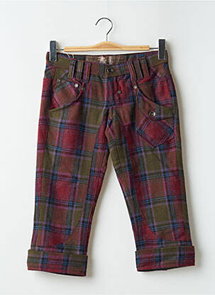 Pantalon trei sferturi talie joasă talie joasă roșu FREEMAN T.PORTER femeie