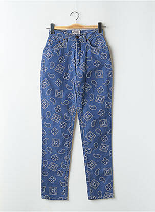 Pantalon drept albastru LADY SPENCER' S femeie