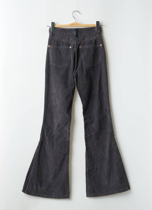 Pantalon evazat țesătură catifea talie înaltă gri FREEMAN T.PORTER femme