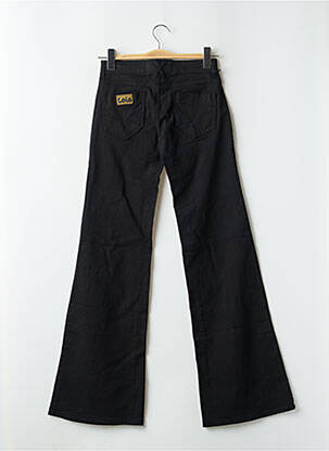 Blugi bootcut țesătură brută talie joasă negru LOIS femeie